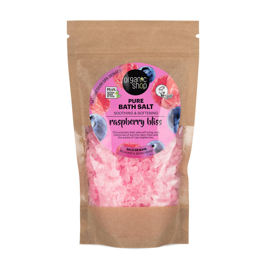 OS RASPBERRY BLISS. PURE BATH SALT, 500 G