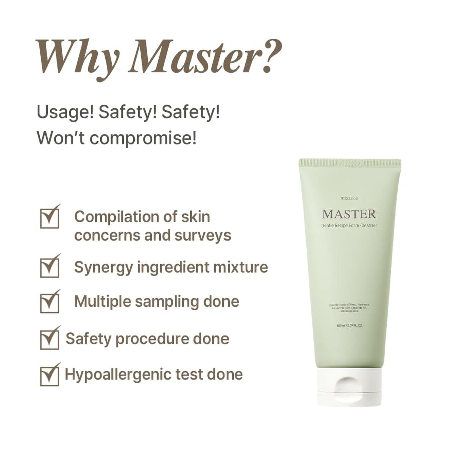 mixsoon - Master Gentle Recipe Foam Cleanser