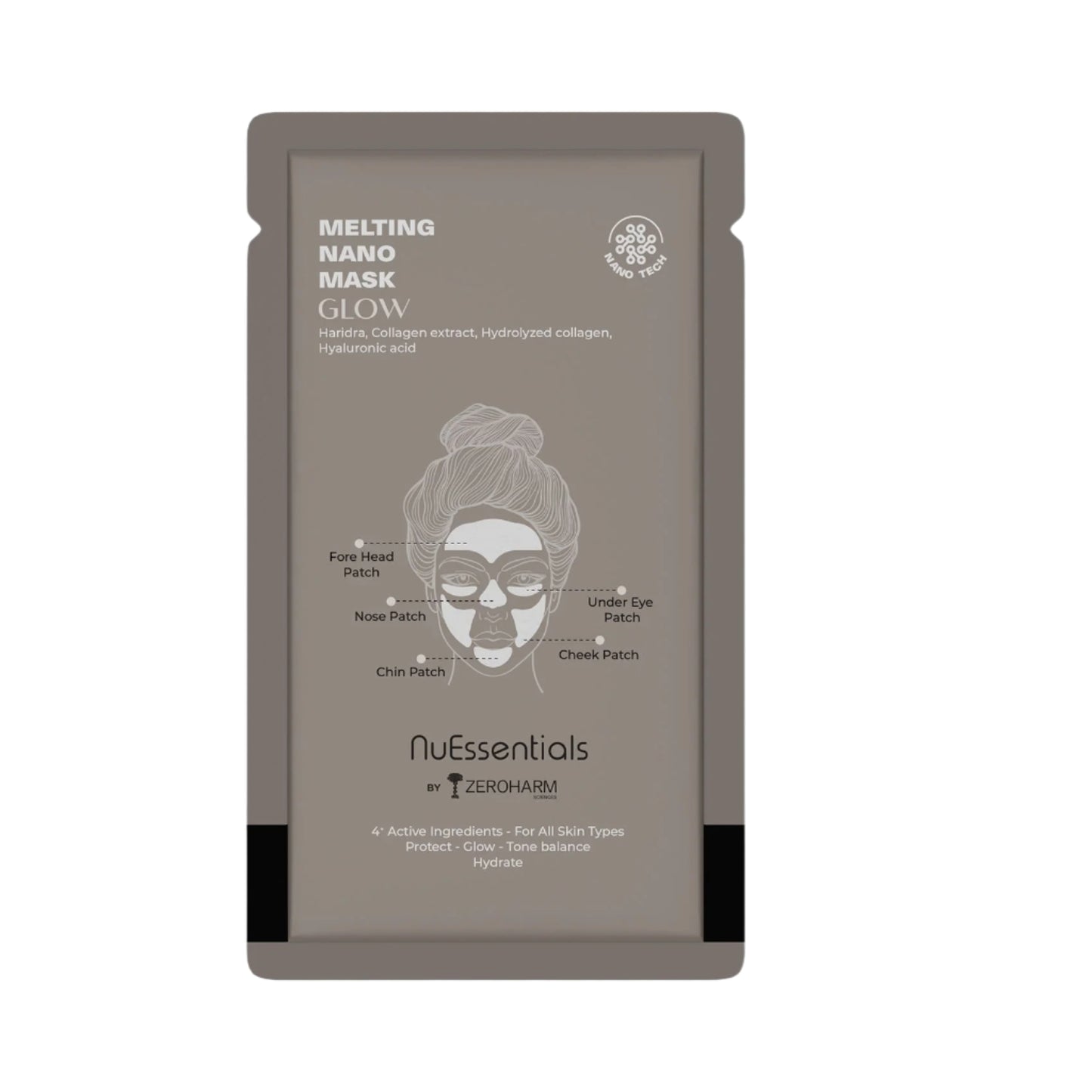ZEROHARM GLOW COLLAGEN MASK 1PC