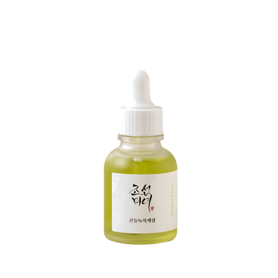 Calming Serum : Green tea + Panthenol Calming Soothing Serum 30ml (1 fl.oz.) | 60ml (2.03 fl. oz.)