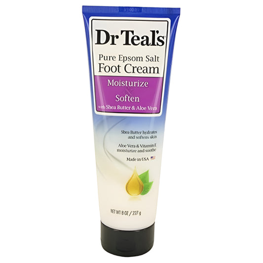 Dr Teal's Foot Cream with Shea Butter & Aloe Vera & Vitamin E for Women 227 gm