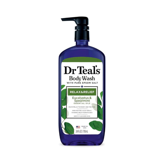 Dr Teal's Relax &amp; Relief Eucalyptus Spearmint Body Wash 710ml