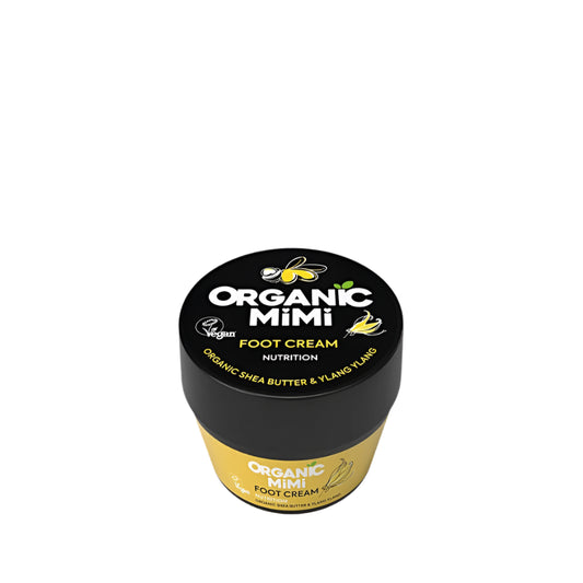 Nourishing Foot Cream with Shea & Ylang Ylang – Deep Hydration, Repair & Softening – Vegan & Organic Natural Skincare – for Cracked Feet – 50 ml