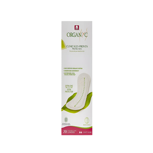 Organyc 100% Organic Cotton Panty Liners Maxi