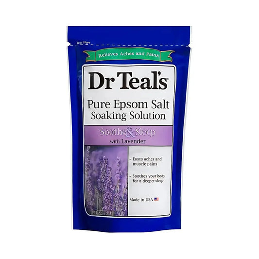 Dr Teal’s Pure Epsom Salt Soaking Solution With Lavendar 450g