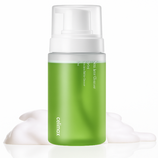 Celimax Noni Bubble Cleanser Mild Formula Face Wash for Sensitive to Oily Dry Combination Skin Calming, Soothing, Exfoliating, 155ml