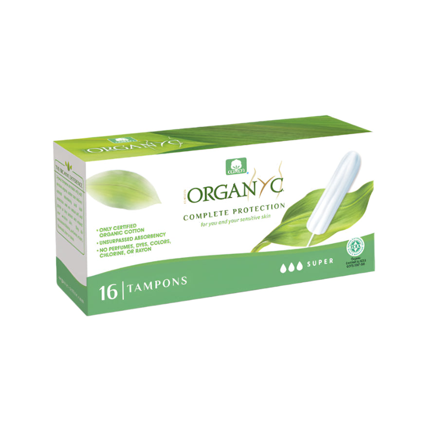 Organyc Organic Cotton Tampons Super - Moderate
