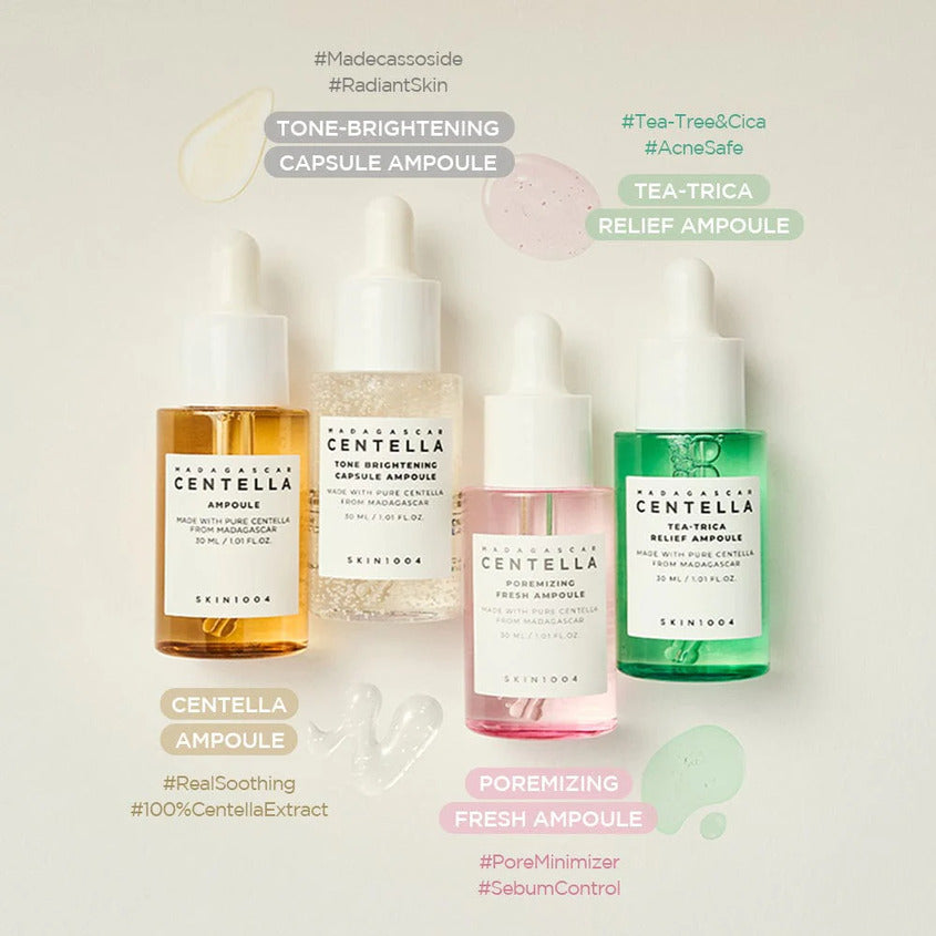 SKIN1004 Madagascar Centella Ampoule Kit 4x30 ml