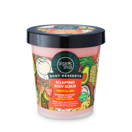 Organic Shop Body Desserts Tropical Mix Sculpting Body Scrub, 450 ml