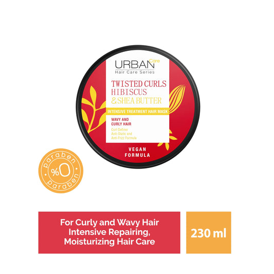 Twisted curls hibiscus & shea butter intensive treatment hair mask