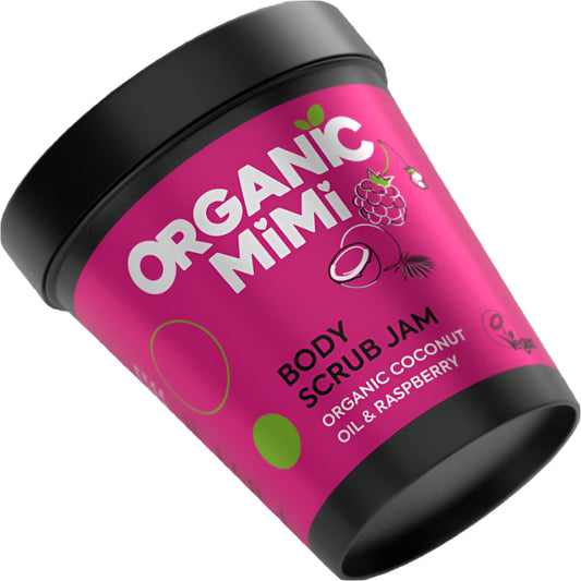 BODY SCRUB JAM COCONUT AND RASPBERRY, 250 G