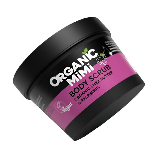 BODY SCRUB SHEA & RASPBERRY, 120 G