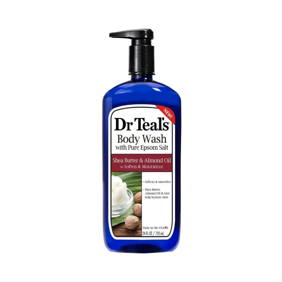 Dr Teal's Shea Butter &amp; Almond Oil Body Wash with Pure Epsom Salt 710ml