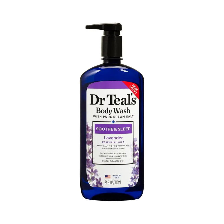 Dr Teal's Soothe &amp; Sleep Lavender Body Wash with Pure Epssom Salt 710ml