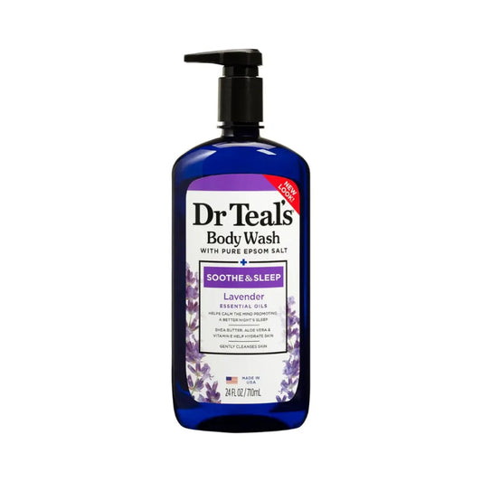 Dr Teal's Soothe &amp; Sleep Lavender Body Wash with Pure Epssom Salt 710ml