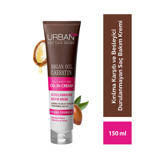 URBAN CARE ARGAN OIL & KERATIN COLOR PROTECTION-OIL IN-CREAM