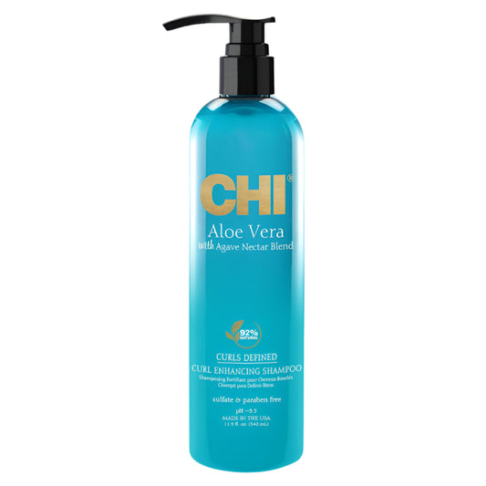Chi® Aloe Vera With Agave Nectar Curl Enhancing Shampoo 11.5 Fl. Oz.