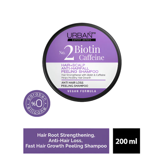 URBAN CARE EXPERT BIOTIN & CAFFEIN SEA SALT PEELING SHAMPOO